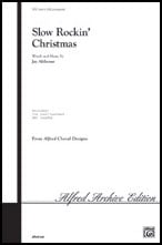 Slow Rocking Christmas SATB choral sheet music cover